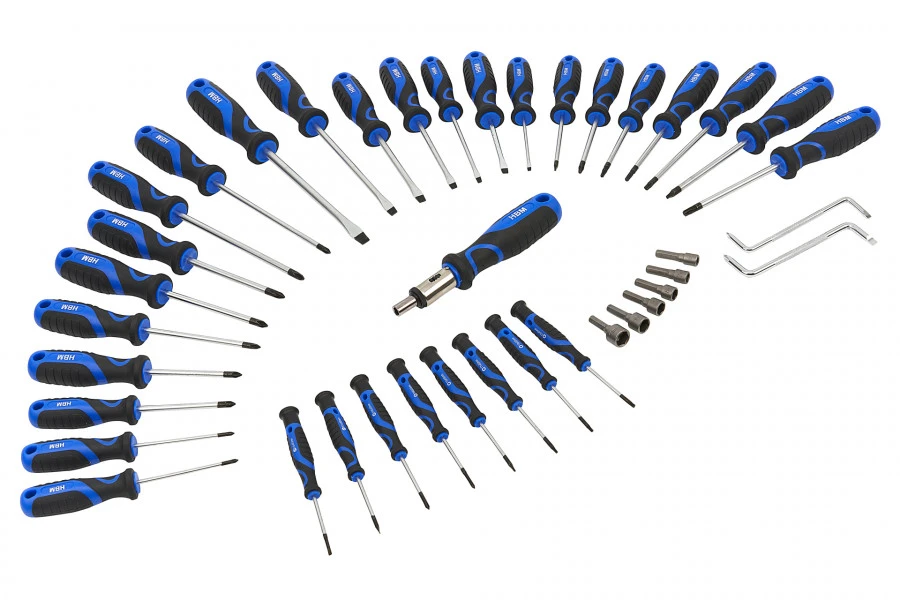 HBM Profi 100 Delige Soft Grip Schroevendraaierset, Dopsleutelset En Bitset Met Houder - Image 2