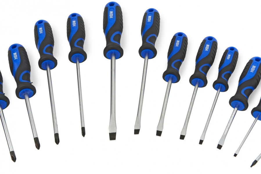 HBM Profi 100 Delige Soft Grip Schroevendraaierset, Dopsleutelset En Bitset Met Houder - Image 3