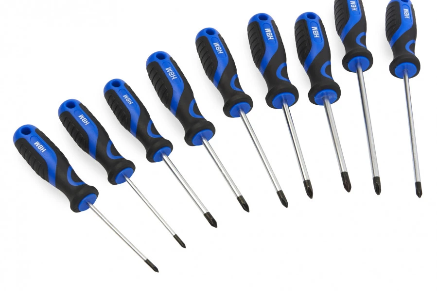 HBM Profi 100 Delige Soft Grip Schroevendraaierset, Dopsleutelset En Bitset Met Houder - Image 4