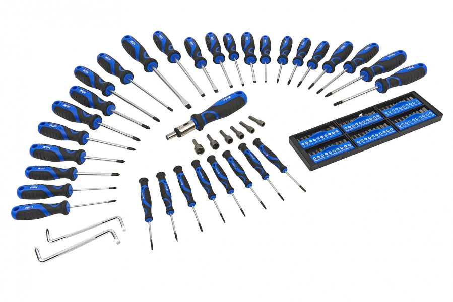 HBM Profi 100 Delige Soft Grip Schroevendraaierset, Dopsleutelset En Bitset Met Houder - Image 5