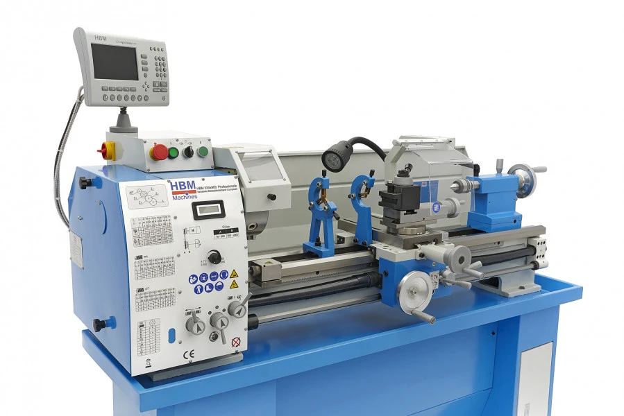 HBM 320 X 900 DRO Professionele Variabele Metaaldraaibank Compleet Met LCD Display - Image 2