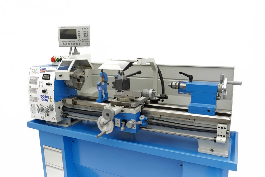 HBM 320 X 900 DRO Professionele Variabele Metaaldraaibank Compleet Met LCD Display - Image 4
