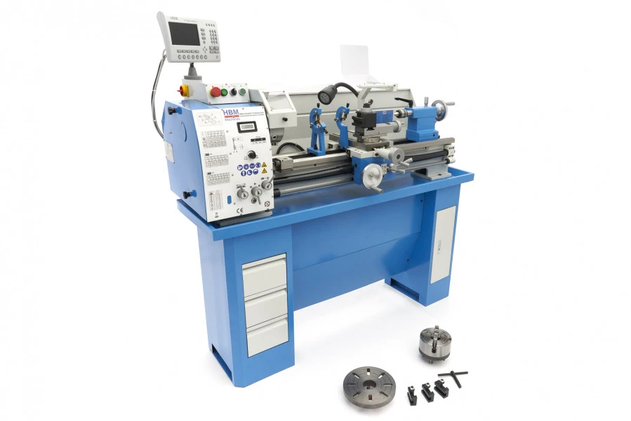 HBM 320 X 900 DRO Professionele Variabele Metaaldraaibank Compleet Met LCD Display - Image 13