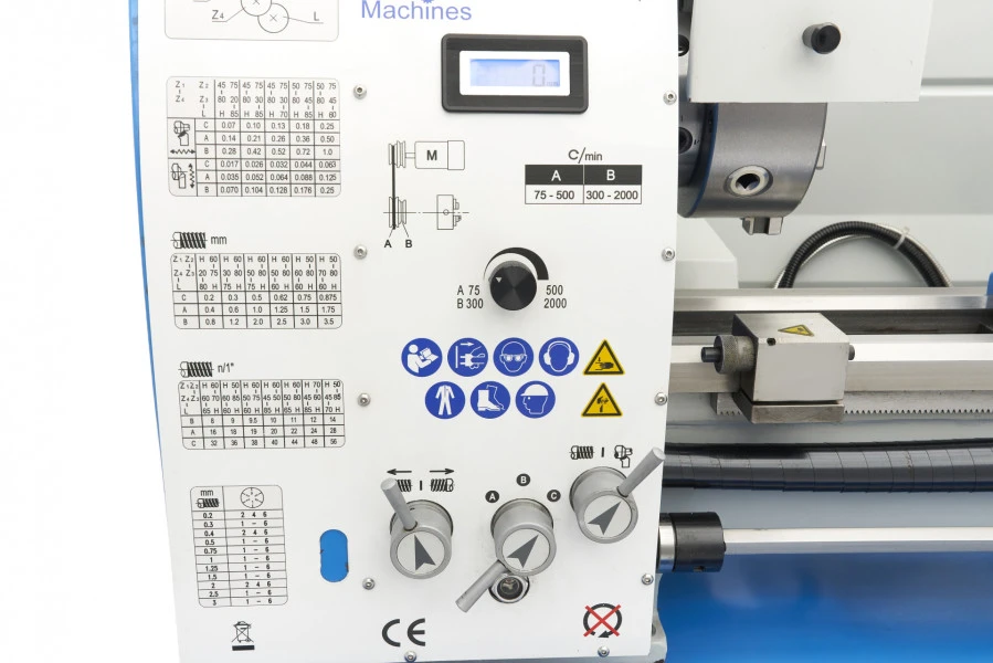 HBM 320 X 900 DRO Professionele Variabele Metaaldraaibank Compleet Met LCD Display - Image 16