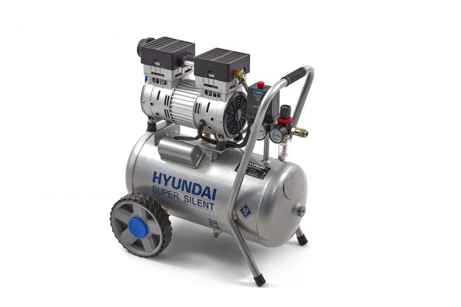Hyundai 24 Liter Professionele Low Noise Compressor - Image 2