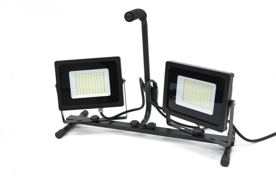 HBM Dubbele LED Bouwlamp 2 X 50 Watt - 2 X 4000 Lumen Met Statief - Image 5