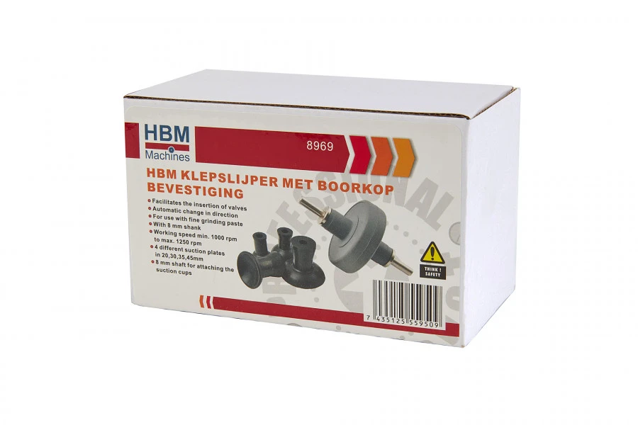 HBM Klepslijper Voor In De Boormachine Met Boorkop Bevestiging - Image 2