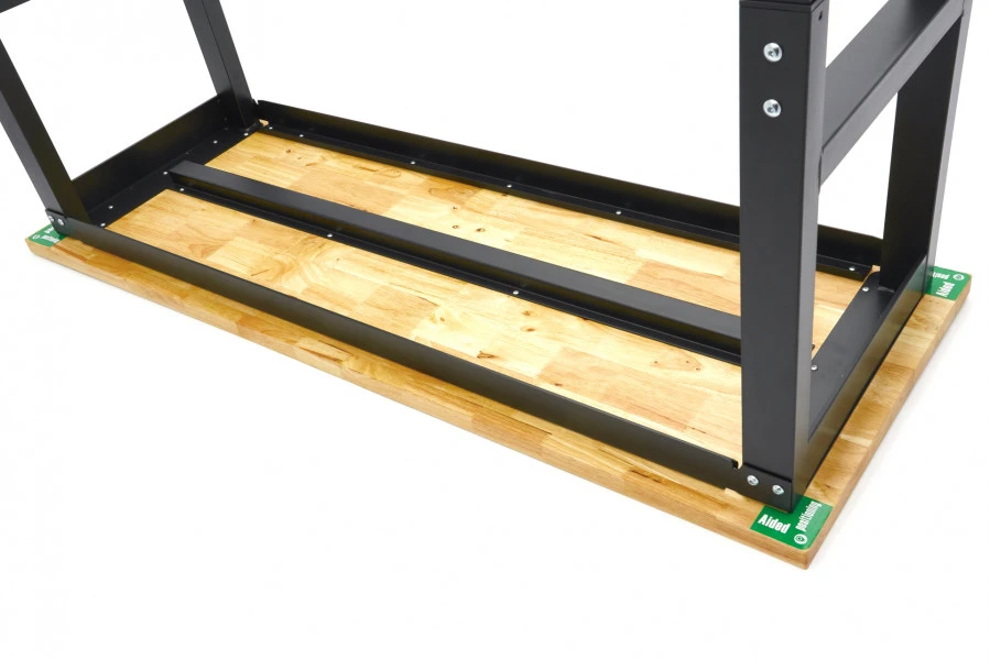 HBM Werkbank Met Massief Houten Blad, In Hoogte Verstelbaar, 152 Cm - Image 4