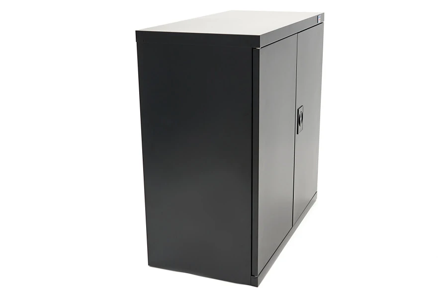 HBM Profi Gereedschapskast 90 X 45 X 90 Cm. Met 3 Planken Zwart - Image 3