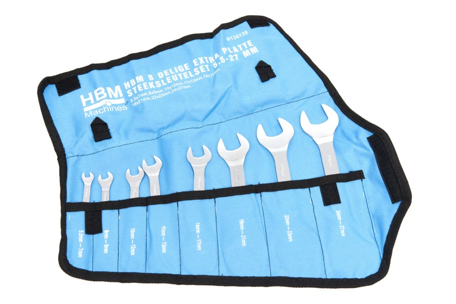 HBM Extra Platte Steeksleutelset 5,5 – 27 Mm 8-Delig - Image 3