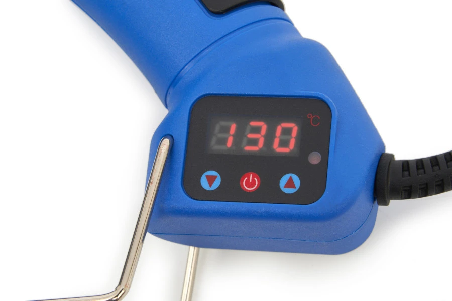HBM 500 Watt 11 Mm. Professioneel Lijmpistool Met Verstelbare Temperatuur En Digitaal Display - Image 5