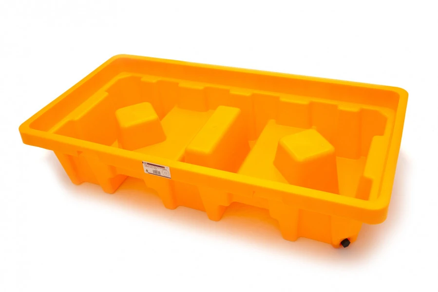 HBM 120 Liter Olievaten Opvangbak, Lekbak Voor 2 Vaten - Image 4