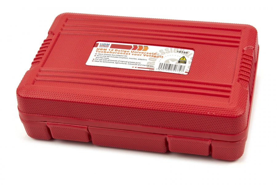 HBM 12 Delige Universele Toebehorenset Voor Vetspuit - Image 5