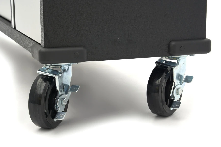 HBM Gereedschapswagen Met Houten Werkblad - 168 Cm - Grijs - Image 16