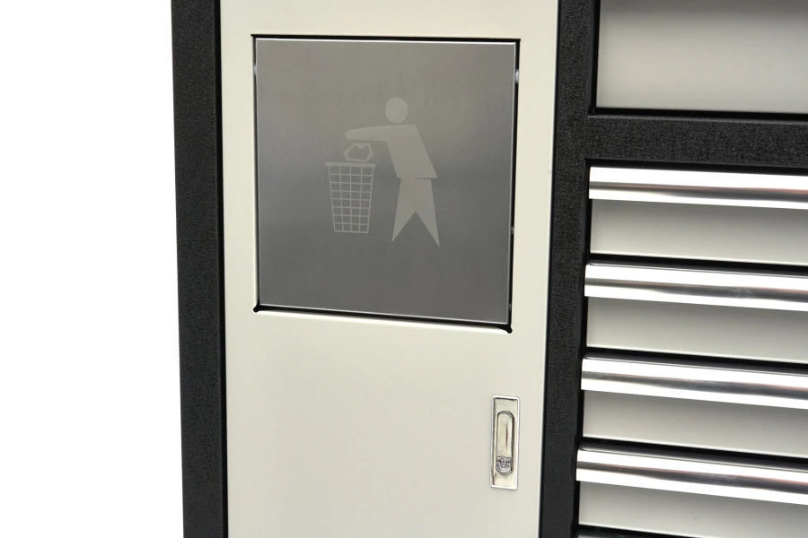 HBM Gereedschapswagen Met Houten Werkblad - 168 Cm - Grijs - Image 11