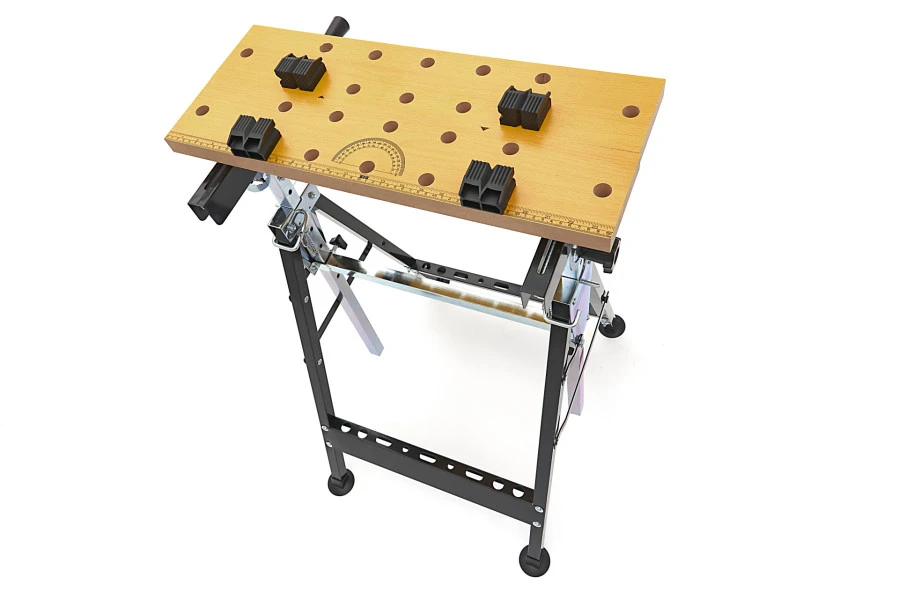 HBM Draagbare Werkbank Met In Hoogte Verstelbaar En Kantelbaar Werkblad - Image 8