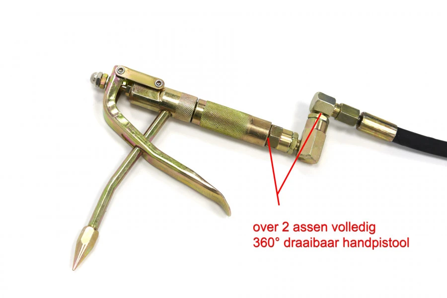 HBM 20 Liter Mobiele Pneumatische Vetpomp 300-400 Bar Persdruk - Image 8
