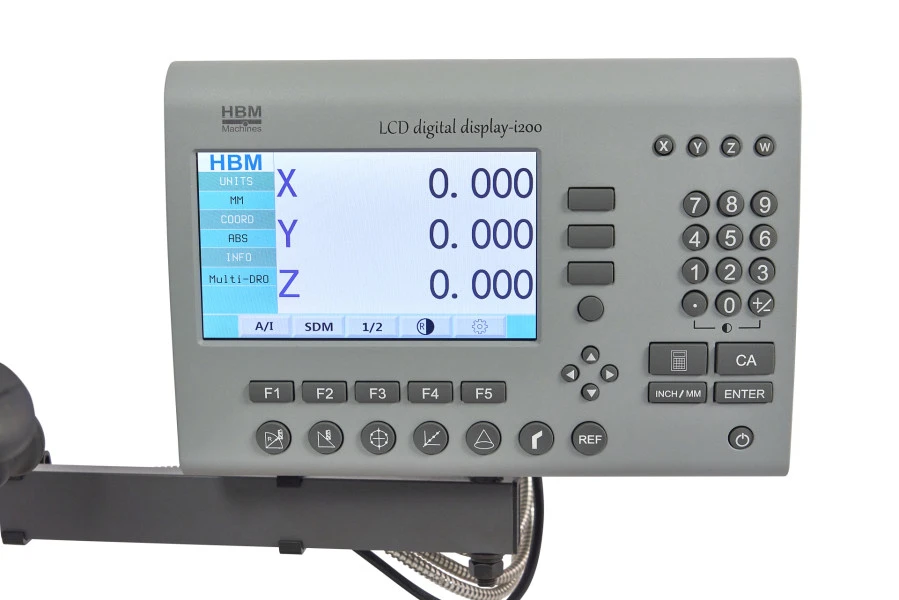 HBM BF 30 Freesmachine Grote Tafel Met 3 Assig Uitleessysteem