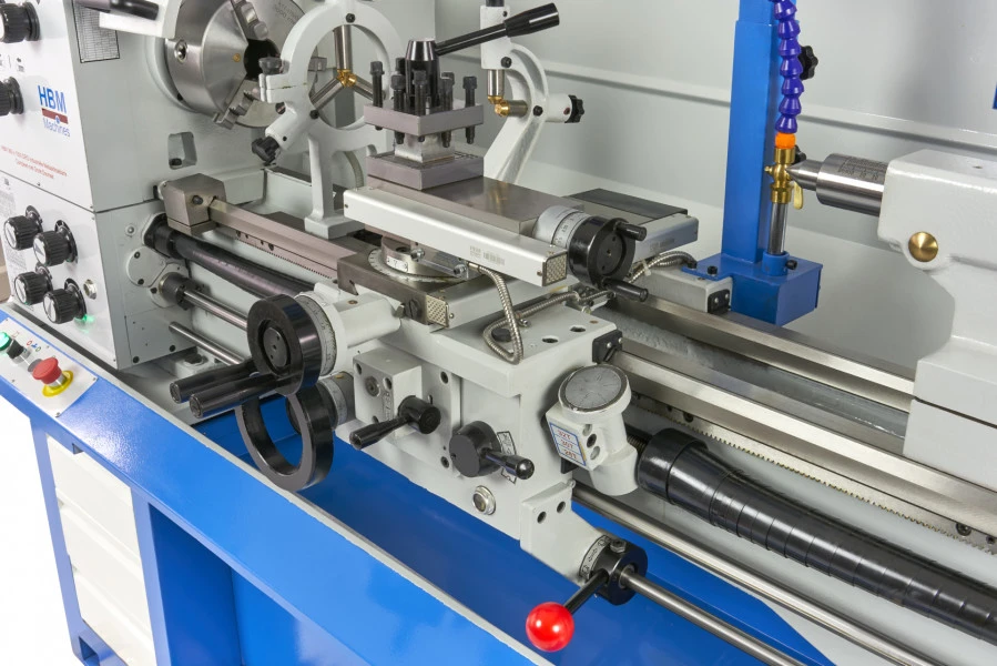 HBM 360 X 1000 Industriële Compleet Metaaldraaibank Met Grote Doorlaat Met 3 Assig LCD Digitaal Uitleessysteem- 230 Volt - Image 11