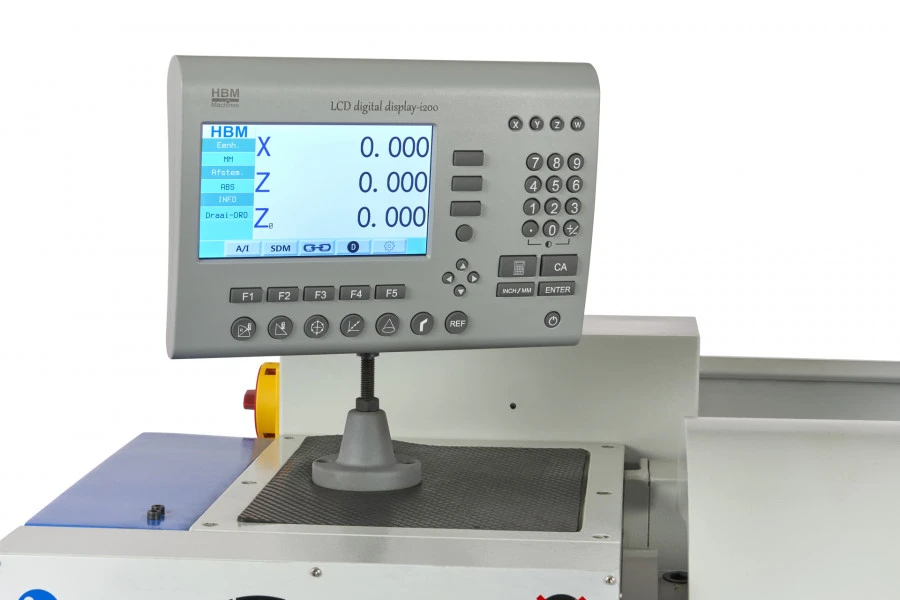 HBM 360 X 1000 Industriële Compleet Metaaldraaibank Met Grote Doorlaat Met 3 Assig LCD Digitaal Uitleessysteem- 230 Volt - Image 9