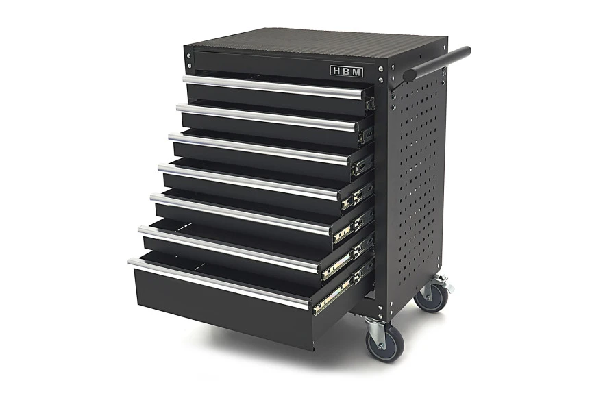 HBM Gereedschapswagen Met 7 Laden - 68 Cm - Zwart - Image 3