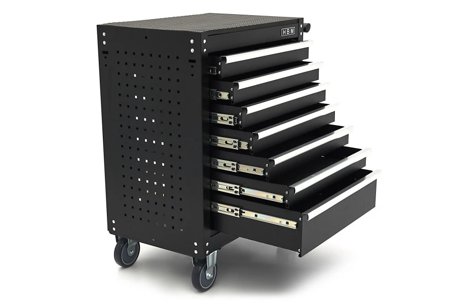 HBM Gereedschapswagen Met 7 Laden - 68 Cm - Zwart - Image 4