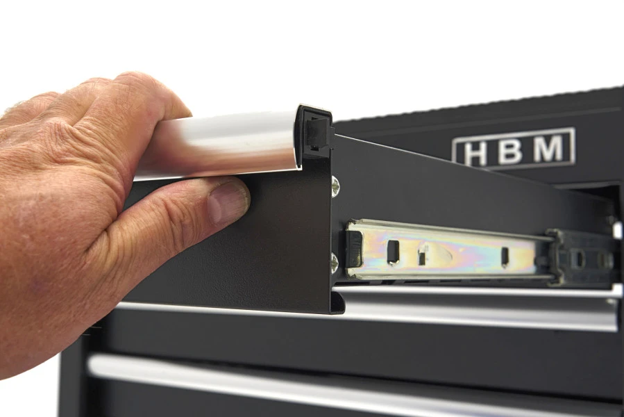 HBM Gereedschapswagen Met 7 Laden - 68 Cm - Zwart - Image 10