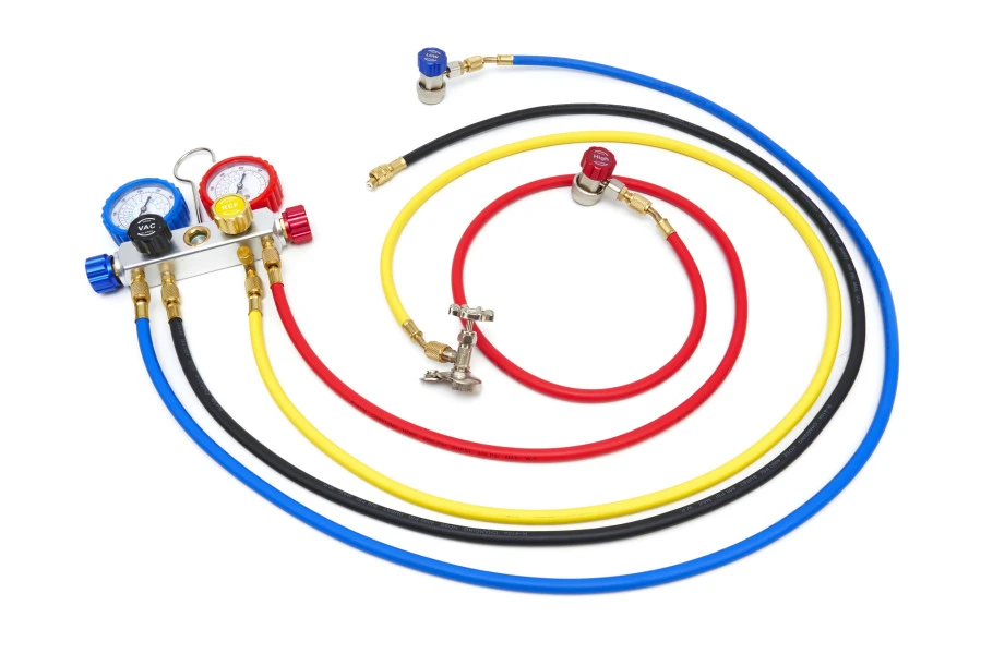 HBM Vacuümpomp 1 Traps Met 2 Voudige Manometerset 85 Liter Per Minuut - Image 6