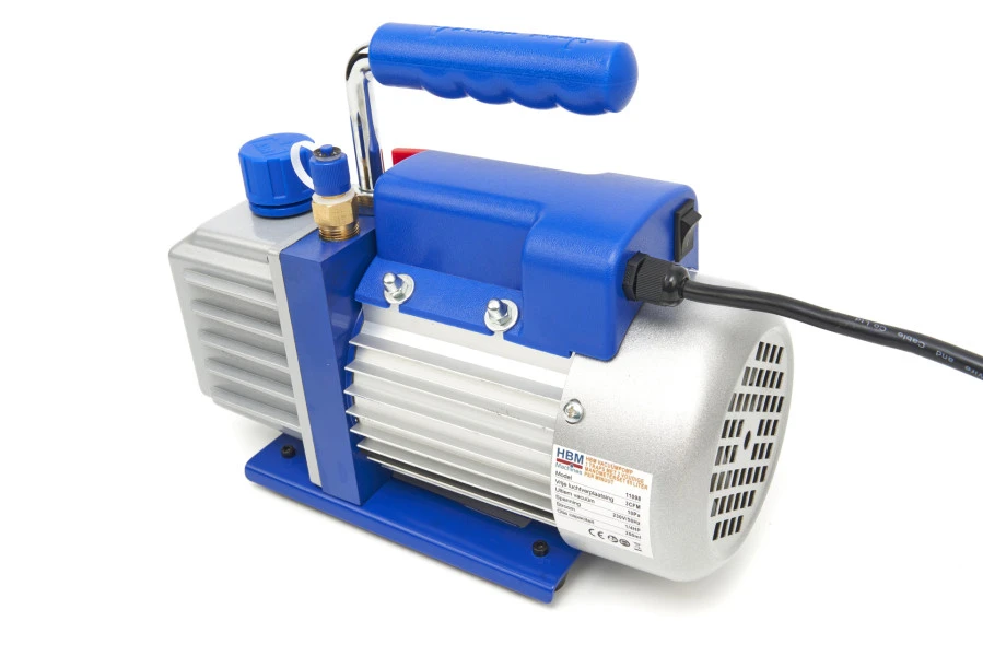 HBM Vacuümpomp 1 Traps Met 2 Voudige Manometerset 85 Liter Per Minuut - Image 2