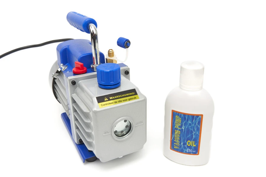 HBM Vacuümpomp 1 Traps Met 2 Voudige Manometerset 85 Liter Per Minuut - Image 5