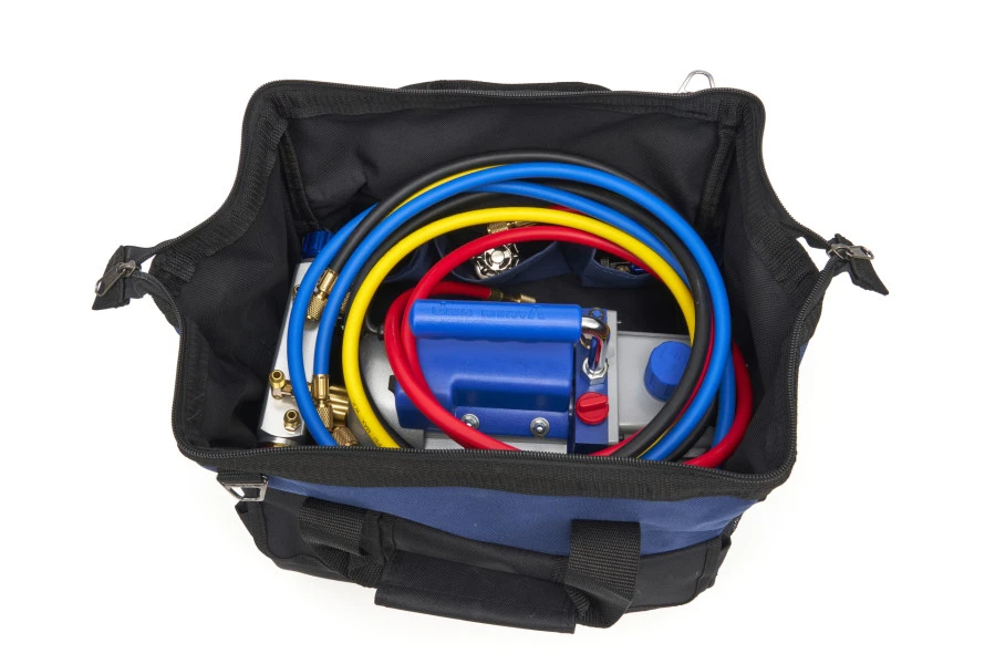 HBM Vacuümpomp 1 Traps Met 2 Voudige Manometerset 85 Liter Per Minuut - Image 9