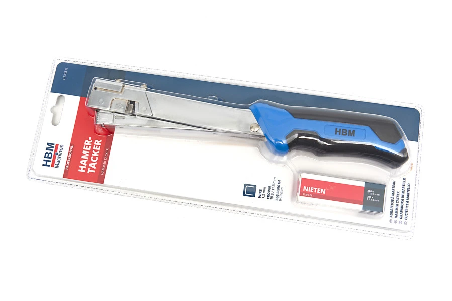 HBM Hamertacker, Slagtacker, Slagnieter Inclusief 400 Nieten - Image 5