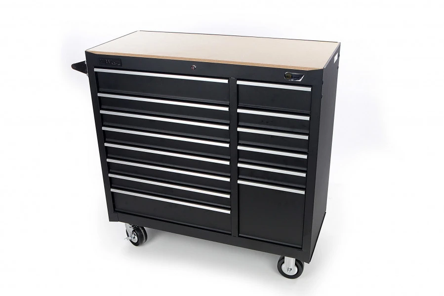 HBM Gereedschapswagen 14 Laden 100 Cm - Zwart