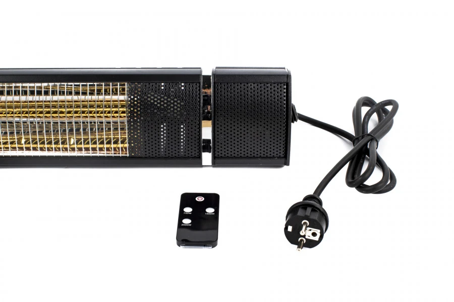 HBM Professionele 2000 Watt Terrasheater, Terrasverwarmer Met 3 Warmteniveaus En Afstandsbediening
