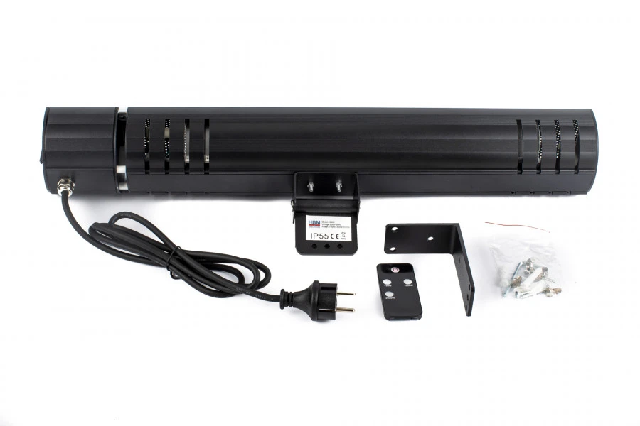 HBM Professionele 2000 Watt Terrasheater, Terrasverwarmer Met 3 Warmteniveaus En Afstandsbediening - Image 2