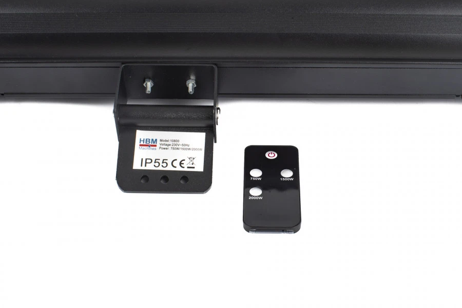 HBM Professionele 2000 Watt Terrasheater, Terrasverwarmer Met 3 Warmteniveaus En Afstandsbediening - Image 3