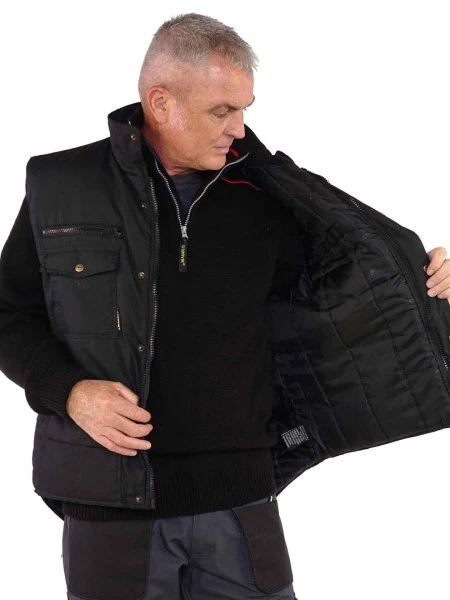 Storvik Pocket Bodywarmer Zwart - Image 7