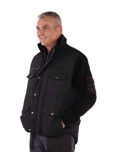 Storvik Pocket Bodywarmer Zwart - Image 3