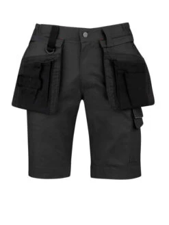 Storvik Thijs Korte Stretch Werkbroek Zwart