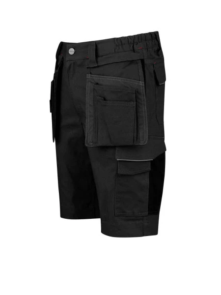 Storvik Thijs Korte Stretch Werkbroek Zwart - Image 3