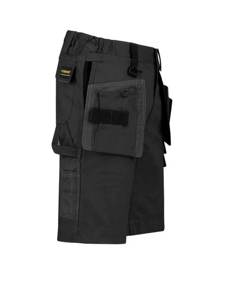 Storvik Thijs Korte Stretch Werkbroek Zwart - Image 2