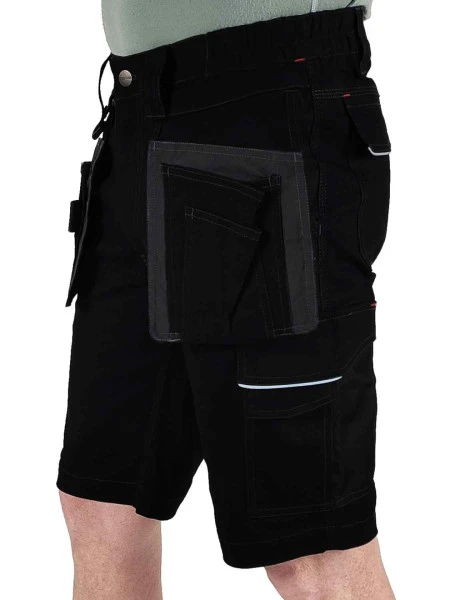 Storvik Thijs Korte Stretch Werkbroek Zwart - Image 8